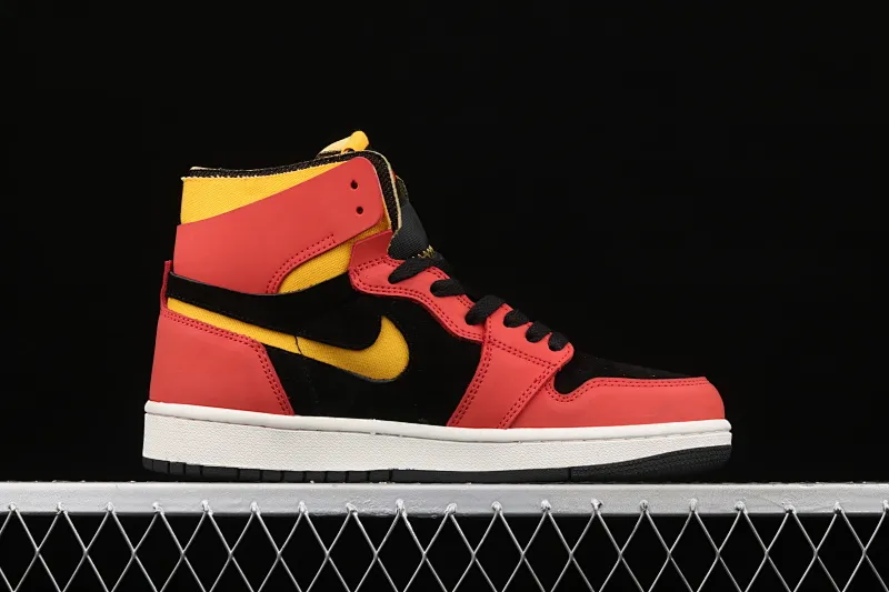 All categories Air Jordan Jordan series basketball shoes Air Jordan 1 High Z version Air Jordan 1 Zoom CMFT AJ Joe 1 black red yellow hook CT0978-006